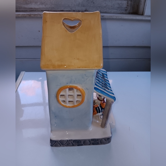 Heather Goldminc Blue Sky Clayworks Salty Bubbles Pet Spaw Tealight Holder - Picture 5 of 7